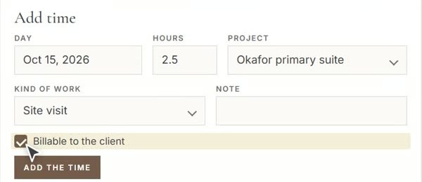 Time tracking